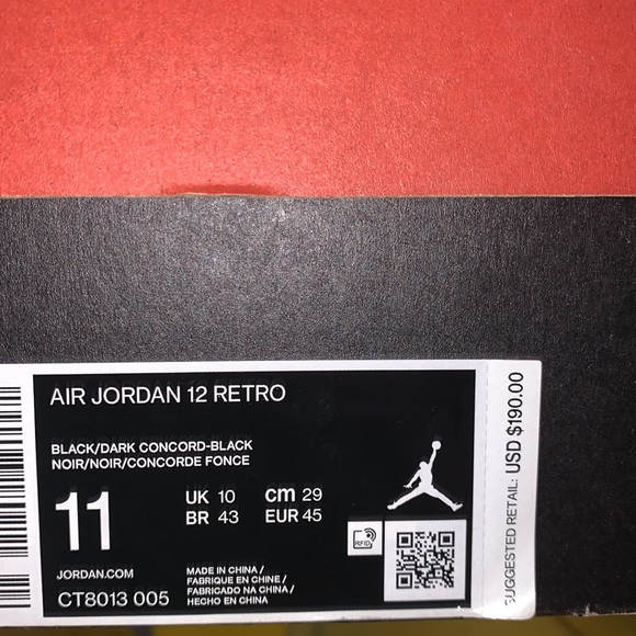 Air Jordan 12 Retro 'Dark Concord' - Picture 7 of 8